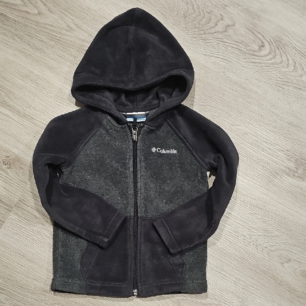 Columbia Kids Charcoal and Black Hoodie